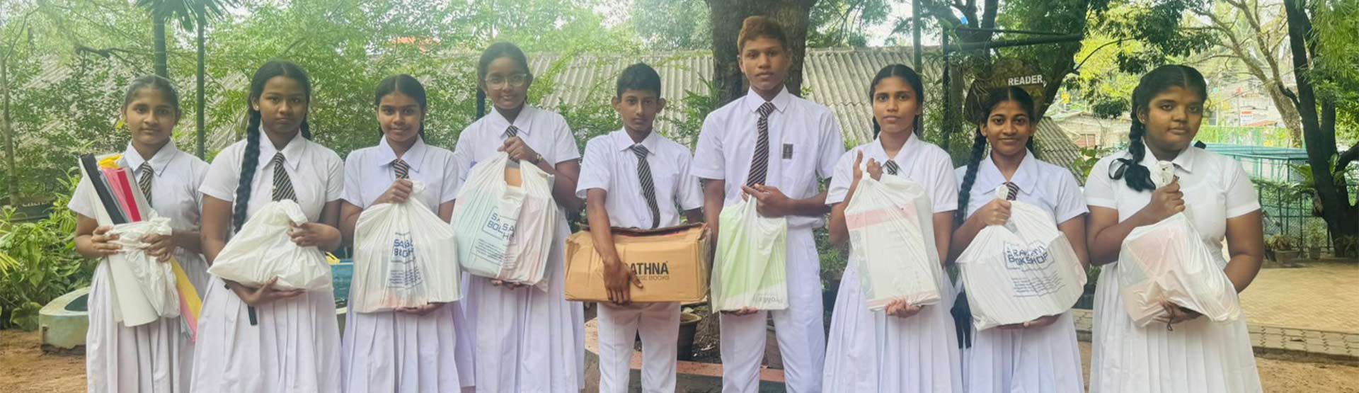 Donation of Stationery for Students